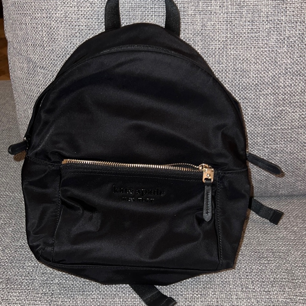 Kate spade small black backpack